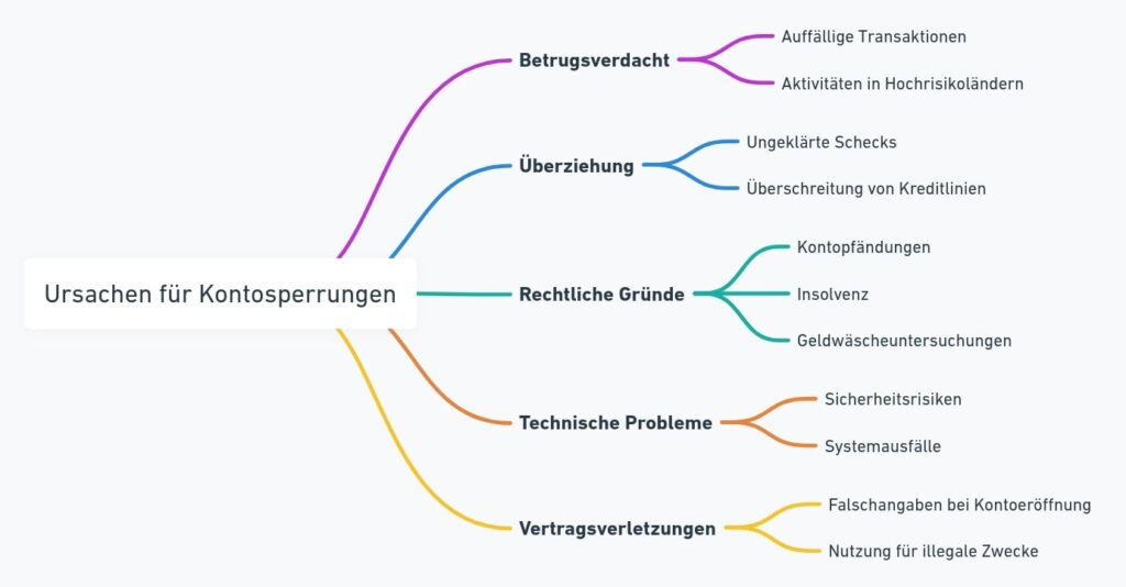 Gründe für Kontosperrung Konto gesperrt: Hilfe, Rechte und Entschädigungen