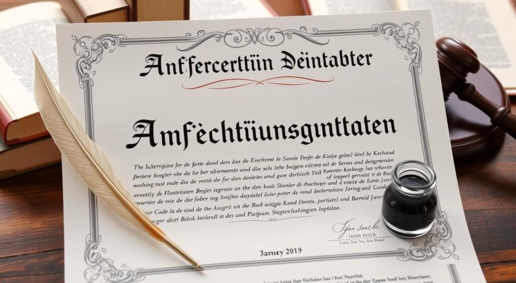 Anfechtungserklärung