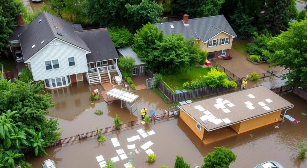 Hochwasserschäden Versicherung Immobilie